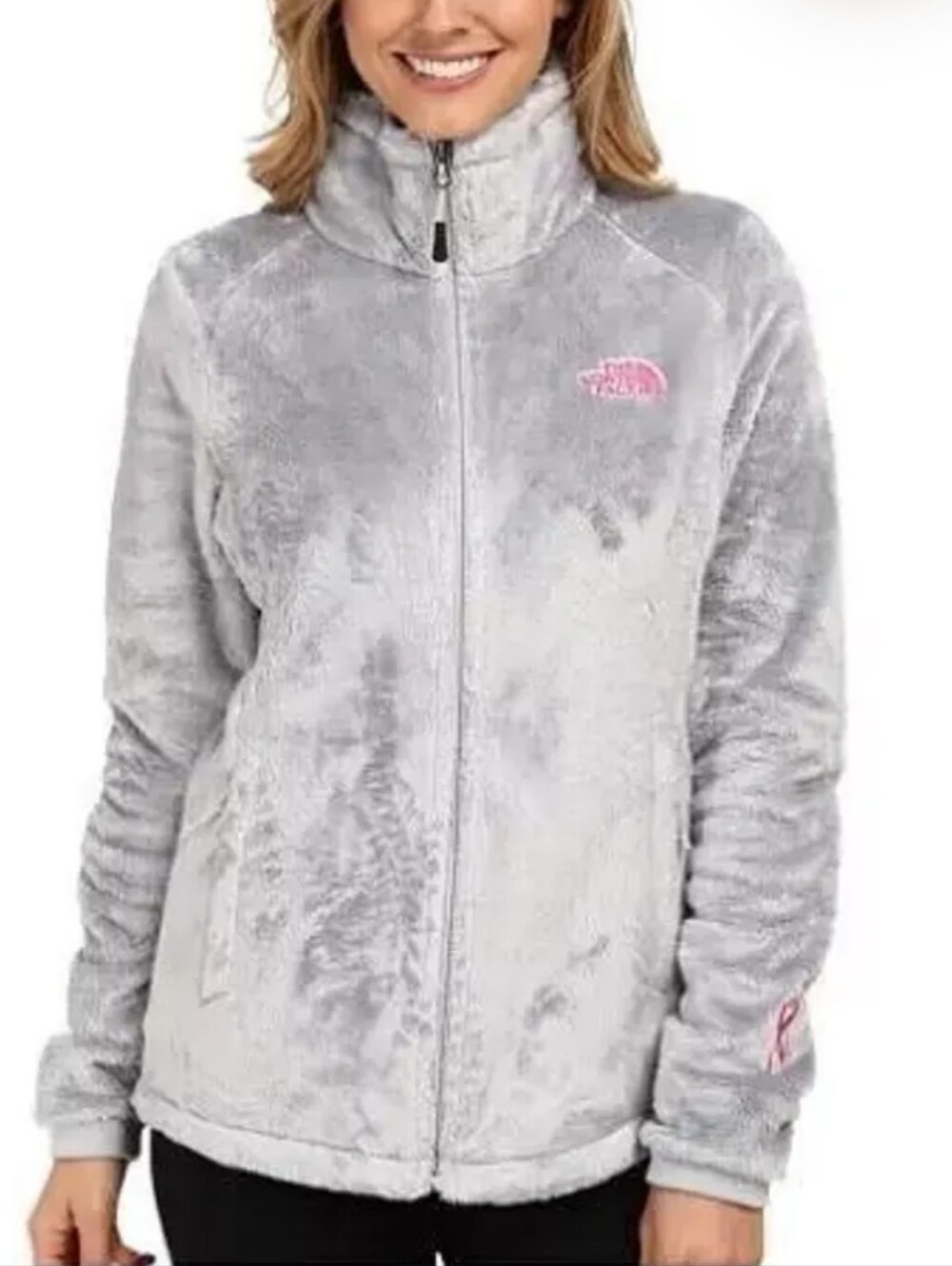 The North Face Lavender Plush Full-Zip Fleece Jacket